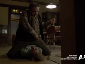 Vera Farmiga sex, behind scene in Bates Motel 5