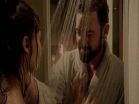 Thandie Newton nude , shower scene in Rogue 11