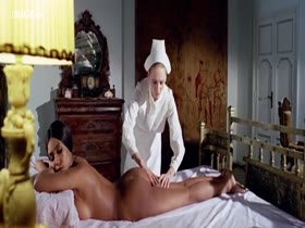 Rosalba Neri ,Margaret Lee J,ane Garret in Slaughter Hotel 14