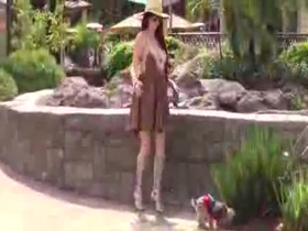 Phoebe Price Shows off to Paparazzi 8