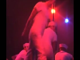 Christina Aguilera striping scene 8