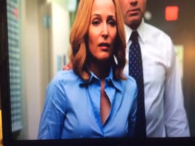 Dana Scully X-Files rock hard nipples 5