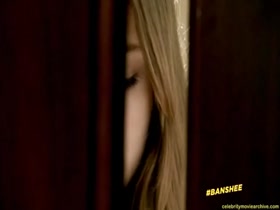 Maya Gilbert looking , doggie scene In Banshee 1