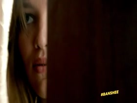 Maya Gilbert looking , doggie scene In Banshee 10
