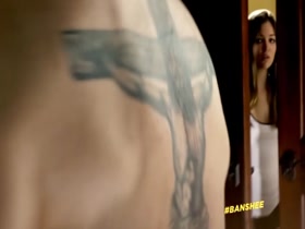 Maya Gilbert looking , doggie scene In Banshee 6