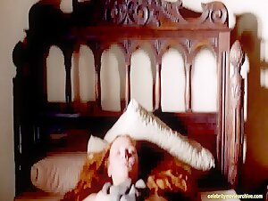 Isolda Dychauk nude , boobs scene in Borgia 1