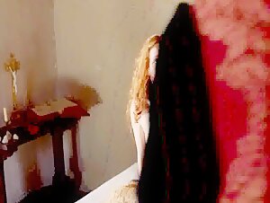 Isolda Dychauk nude , boobs scene in Borgia 9