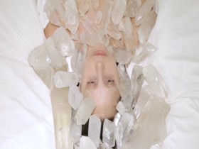 Lady Gaga Practicing The Abramovic Method 18