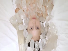 Lady Gaga Practicing The Abramovic Method 20