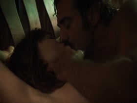 Olivia Wilde nude, boobs scene in Vinyl 13