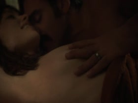 Olivia Wilde nude, boobs scene in Vinyl 19