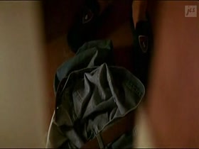 Emma Suarez nude, shower sex scene in Tierra (1996) 8