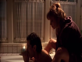 Lisa Eilbacher nude, boobs scene in Live Wire 2