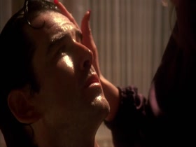 Lisa Eilbacher nude, boobs scene in Live Wire 8
