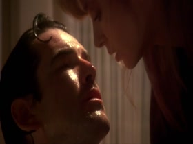 Lisa Eilbacher nude, boobs scene in Live Wire 9