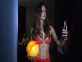 Alessandra Ambrosio bikini , hot scene in photoshot