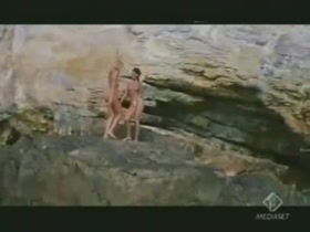 Alessia Merz nude, beach scene in Panarea 20