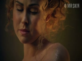 Anna Hutchinson wet , shower scene in Spartacus 12