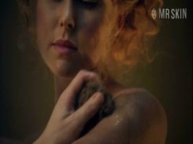 Anna Hutchinson wet , shower scene in Spartacus 13
