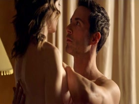 Ashlynn Yennie bed , nude scene in Submission S01E06