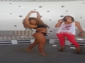 Anastasia Giousef showing some moves 12