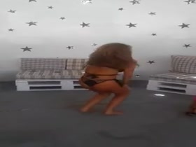 Anastasia Giousef showing some moves 20