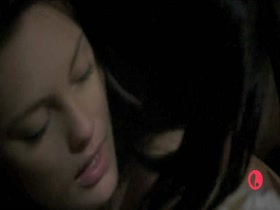 Emily Meade & Leila George Lesbian Sex in Mother May I Sleep With Danger 12