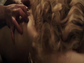 Malin Buska & Sarah Gadon Lesbian Sex in The Girl King 13