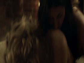 Malin Buska & Sarah Gadon Lesbian Sex in The Girl King 15