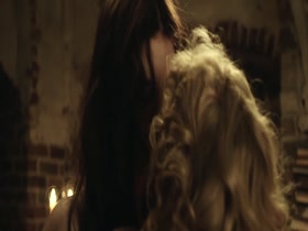 Malin Buska & Sarah Gadon Lesbian Sex in The Girl King 9