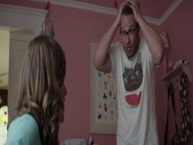 Rose Byrne Flasing  , boobs scene in Neighbors (2014) 11