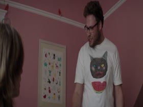 Rose Byrne Flasing  , boobs scene in Neighbors (2014) 15