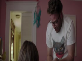Rose Byrne Flasing  , boobs scene in Neighbors (2014) 6