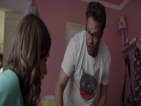 Rose Byrne Flasing  , boobs scene in Neighbors (2014) 7