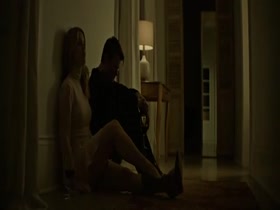 Alice Eve hard niples, hot scene in Misconduct