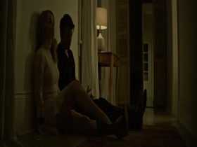 Alice Eve hard niples, hot scene in Misconduct 14