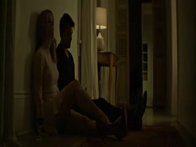 Alice Eve hard niples, hot scene in Misconduct 16
