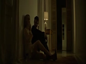 Alice Eve hard niples, hot scene in Misconduct 6