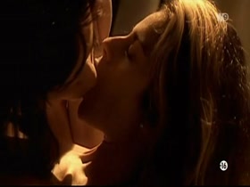 Mathilda Reynier , Adeline Lange lesbian , nude scene in Dilemme Charnel 12