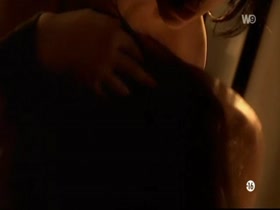 Mathilda Reynier , Adeline Lange lesbian , nude scene in Dilemme Charnel 19