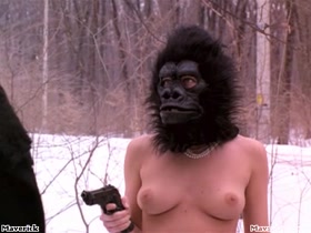 Jacqueline Lovell nude, car scene in sara st james hideous