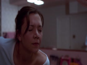 Maggie Gyllenhaal Lingerie , Brunette in Secretary (2002) 6