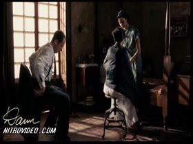 Salma Hayek boobs , Brunette scene in Frida 14