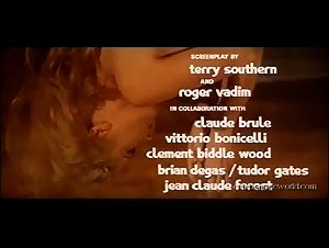 Jane Fonda Sensual , boobs scene in Barbarella (1968) 17