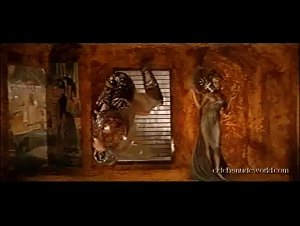 Jane Fonda Sensual , boobs scene in Barbarella (1968) 2