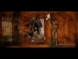 Jane Fonda Sensual , boobs scene in Barbarella (1968) 3