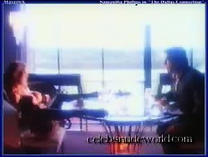 Samantha Phillips Blonde , Lingerie in Dallas Connection (1994) 4