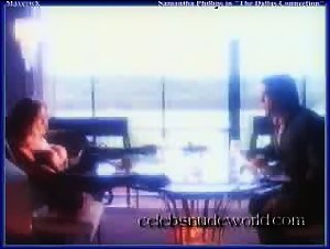 Samantha Phillips Blonde , Lingerie in Dallas Connection (1994) 7