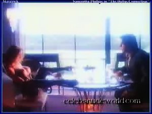 Samantha Phillips Blonde , Lingerie in Dallas Connection (1994) 8