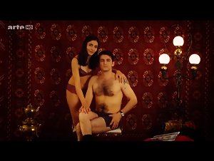 Pegah Ferydoni nude, boobs scene in Ayla (2010) 10
